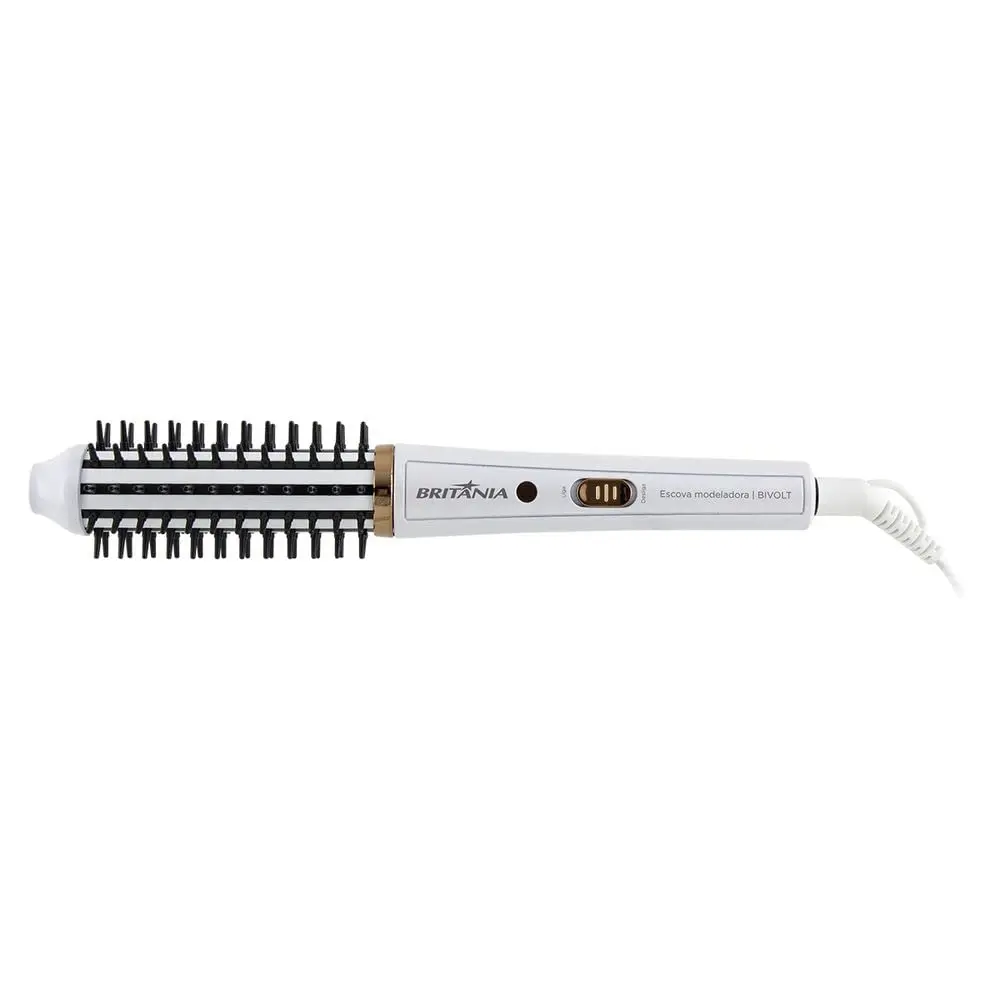 Britânia Escova Modeladora BEC04 2 em 1 Bivolt Plástico e Metal