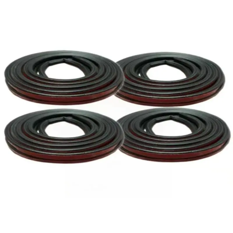 Rolo de Borracha de Vedação Automotiva Tipo B (20 Metros) – Tira de Isolamento Acústico e Anti-Poeira para Portas e Janelas – Com Fita Dupla Face(20 Metros)
