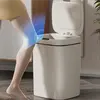 Lixeira com Sensor Automático Inteligente Abre Fácil em Toque Cesto Lixo Banheiro Cozinha Escritório 16 Litros - 1