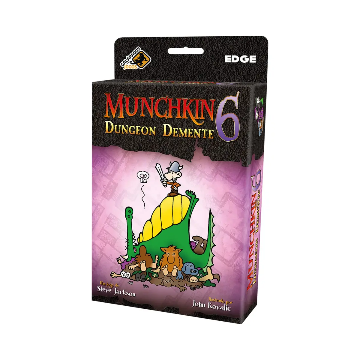 Galápagos, Munchkin 6: Dungeon Demente (Expansão), Jogo de Cartas para Amigos, 3 a 6 jogadores, 60 a 90 minutos por partida