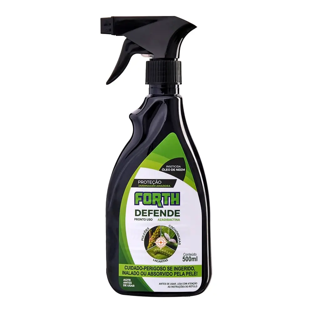 Forth Defende, Pronto Uso, Inseticida, Óleo de Neem, Azadiractina, 500ml