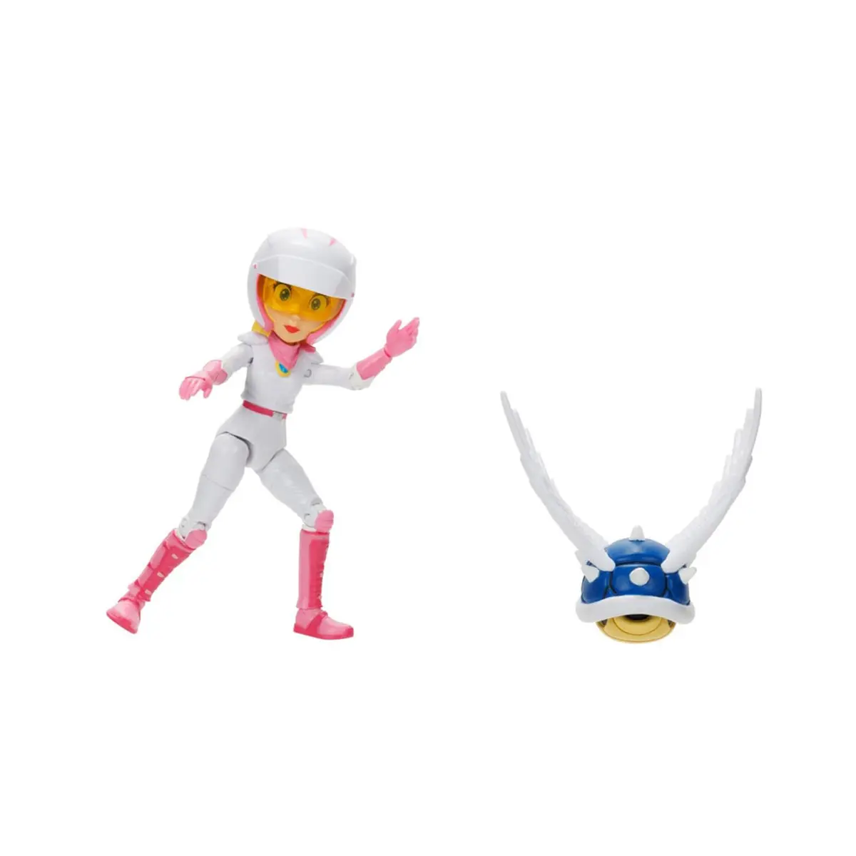 SUNNY, Boneca Peach, Mario Bros, Com Acessorio - 14 cm - 1