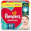 Fraldas Pampers Supersec G 80 Unidades - 1