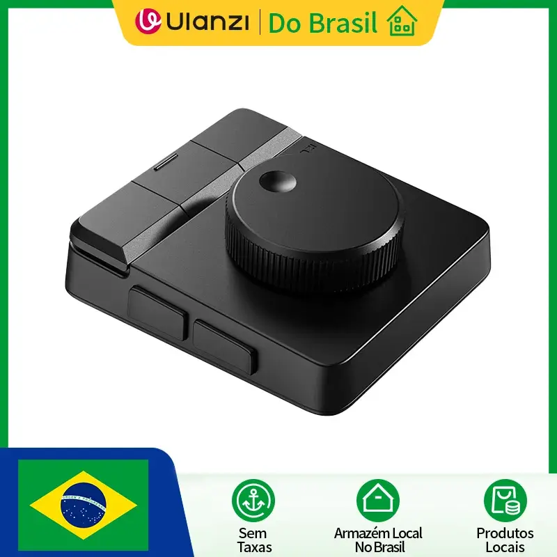 Controlador Criativo Ulanzi D100H com Conexão Sem Fio, Assistente de Edição de Vídeo para Stream Deck, Tiktok, Ins, Light Game Studio
