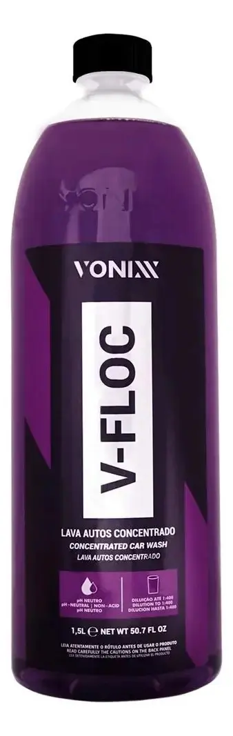 Vonixx V-FLOC Shampoo Automotivo 1,5L thumbnail 2