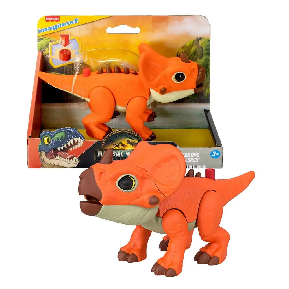 Imaginext Jurassic World Dinossauro de Brinquedo Rebirth Aqualops 3 Anos