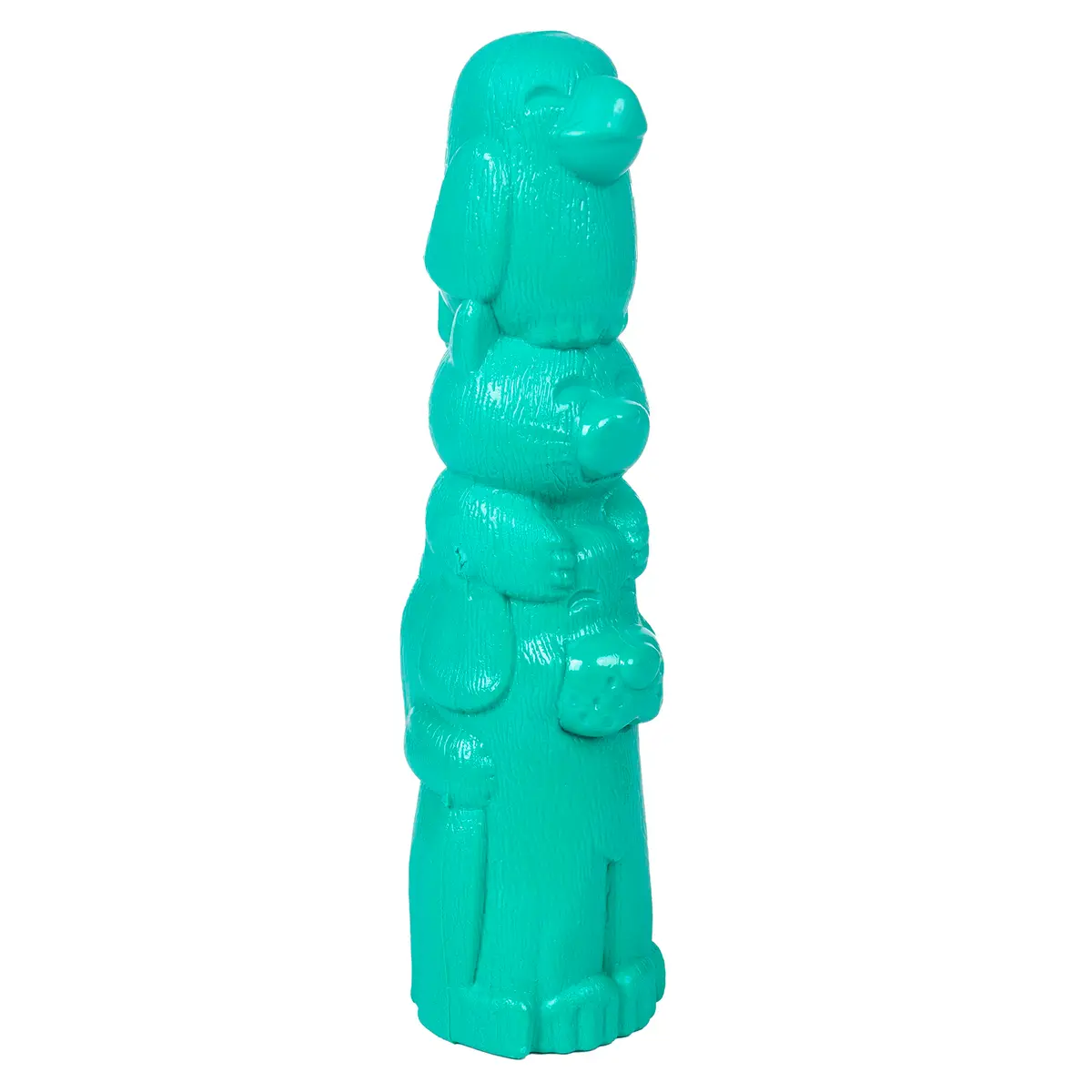Pet Games Mordedor 2 Em 1 - Super Resistente + Removedor De Tártaro Para Cães De Médio Porte – Totem Nylon M Verde Água