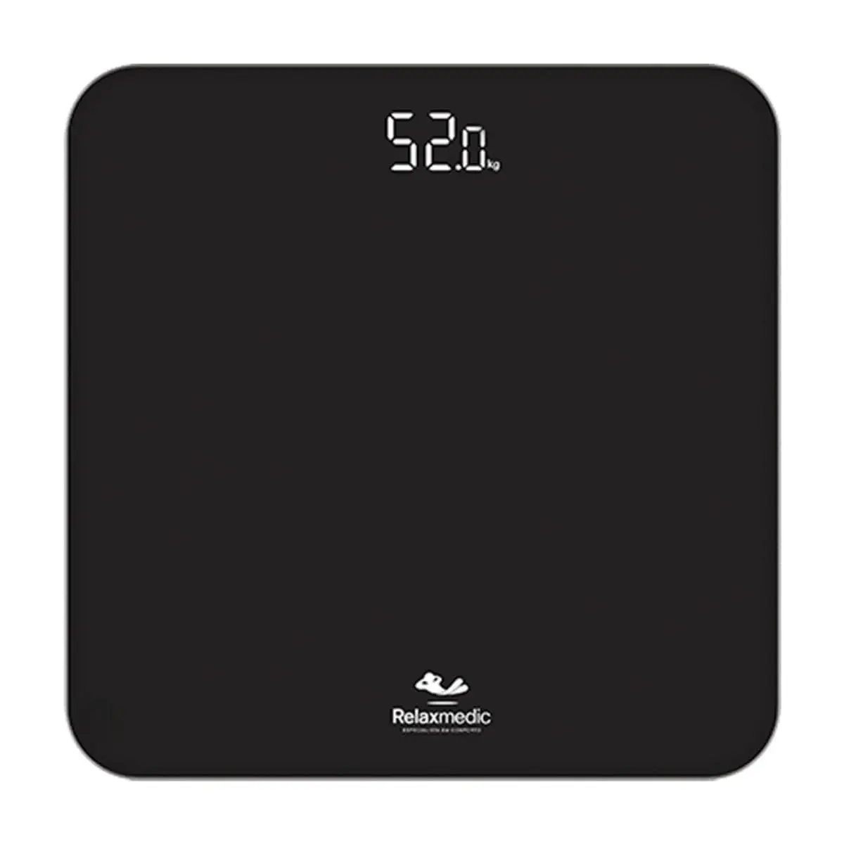 Balança Corporal Digital De Banheiro Ônix 180kg - Relaxmedic