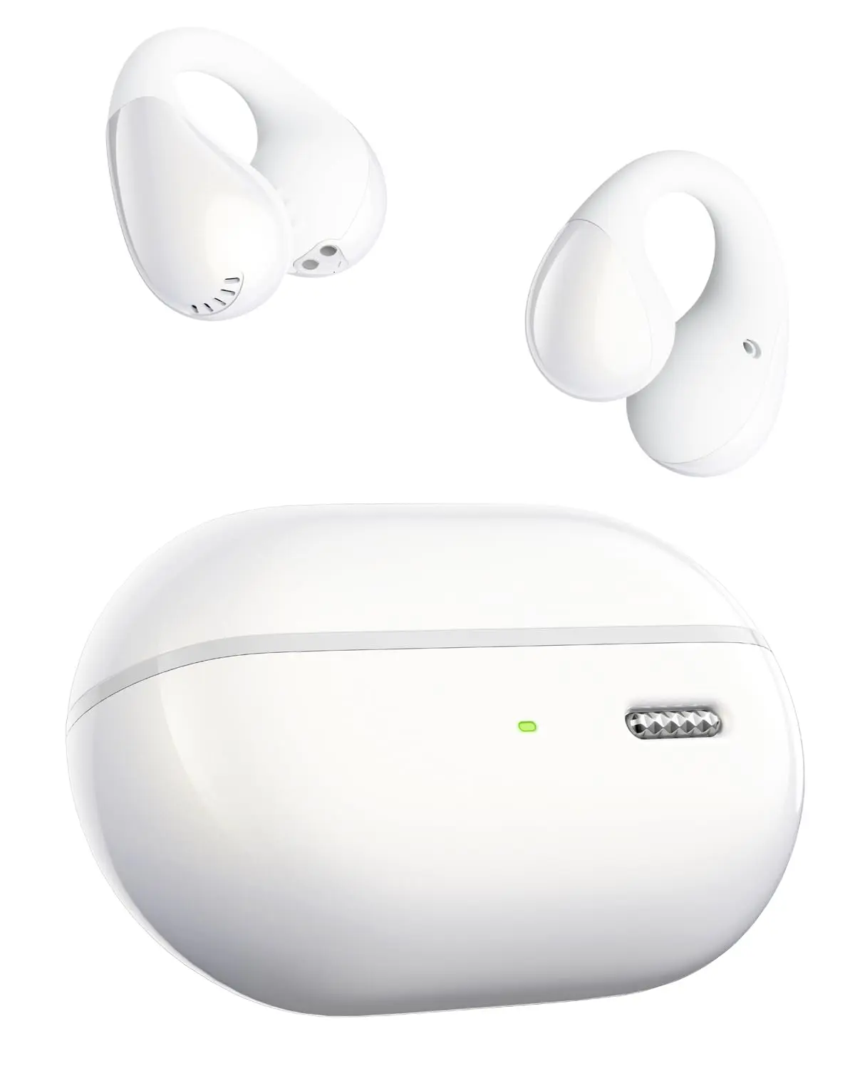SoundPEATS PearlClip Pro Fone Aberto Presilha, 24H & IPX5 | Fone aberto com presilha, BT 5.4, 24h bateria, IPX5, app EQ, chamadas claras, para corrida, ciclismo e academia