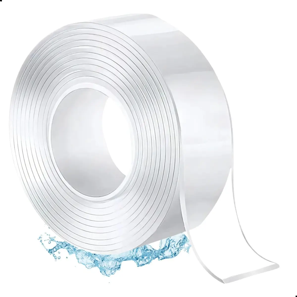 Fita Dupla Face Transp. 3m x20mm Super Aderente Sem Furos Banheiro Cozinha - 1
