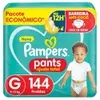 Fralda Pampers Pants Ajuste Total G - 144 fraldas - 1