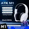 Fone de Ouvido para Jogos ATK N9 Três Modos Sem Fio para PS5 e PC com Microfone e Redução de Ruído Virtual 7.1 - 1