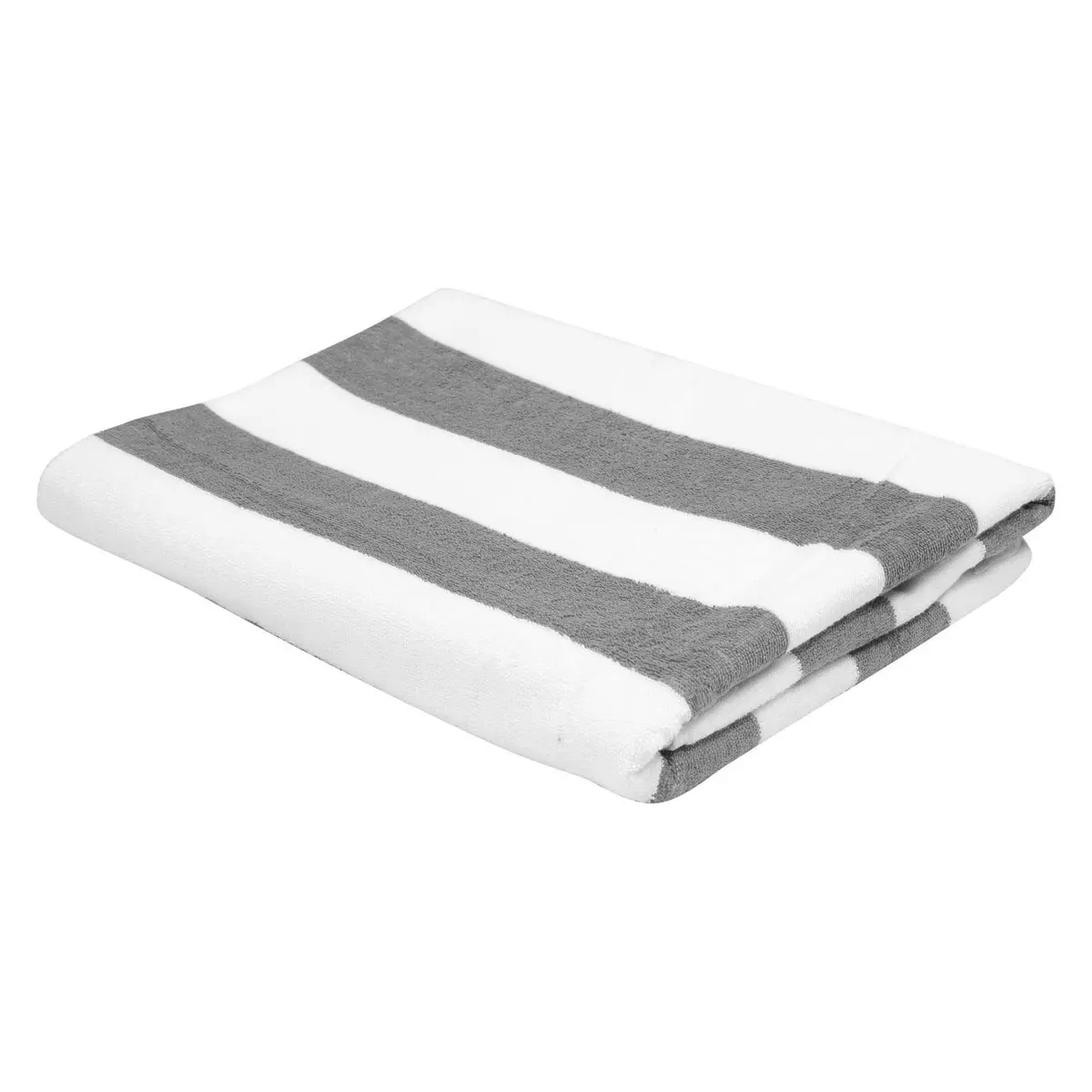 Toalha de Piscina 086x160 cm, 90% Algodão, 10% Poliéster Teka Ibiza - Cinza