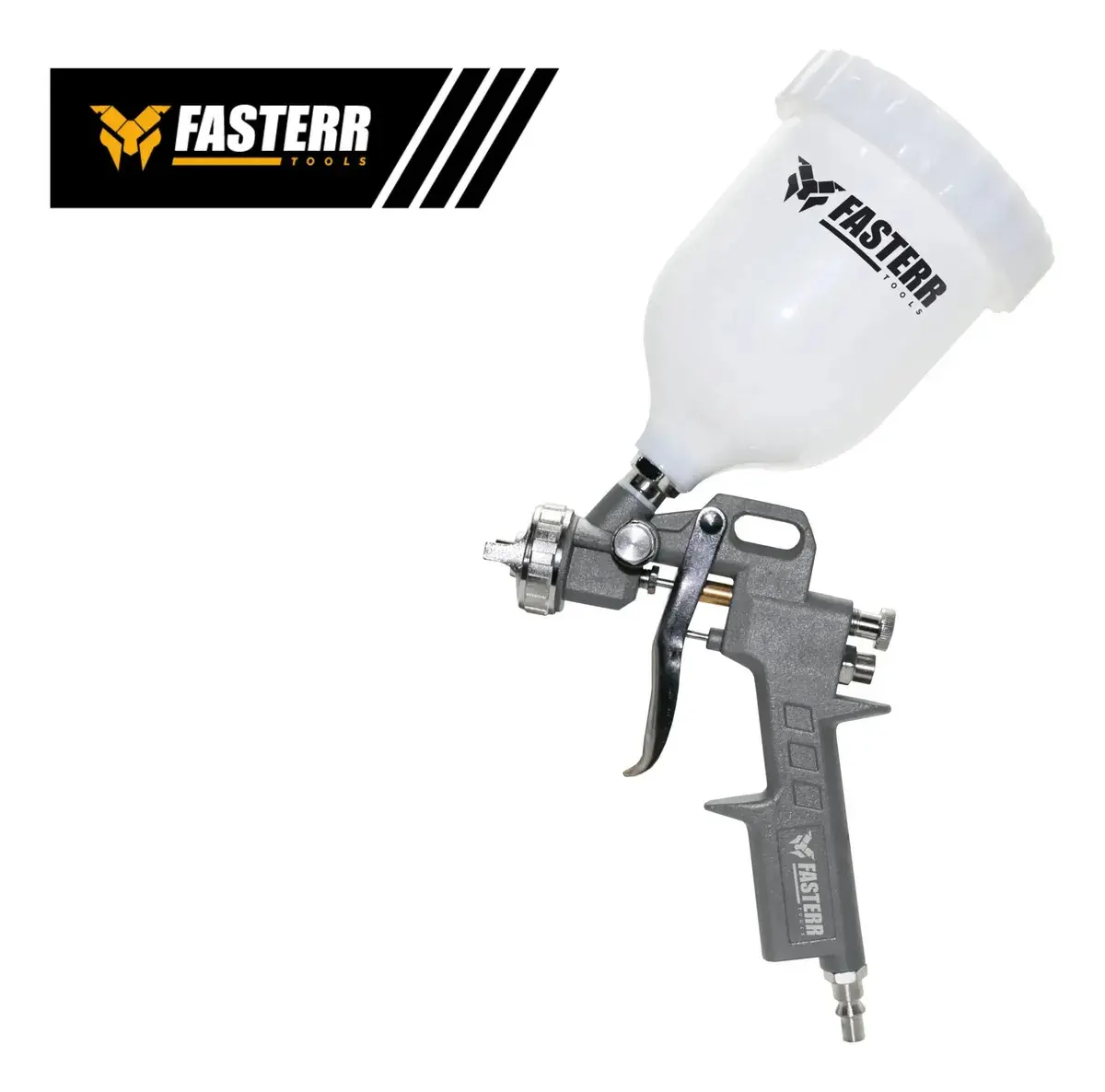 Pistola De Pintura Gravidade De Alta Pressão 600ml Fst037 Profissional Fasterr thumbnail 2
