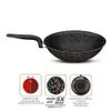 Frigideira Wok Rochedo Stone Pro 28cm Antiaderente Revestida com Minerium - 1
