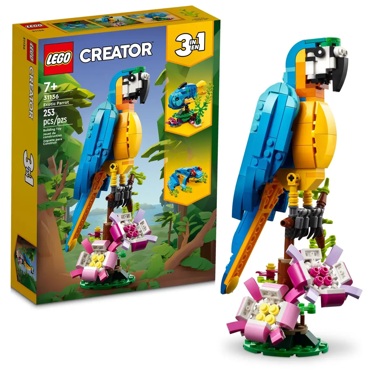 LEGO Creator Papagaio Exótico 31136 (253 Peças)