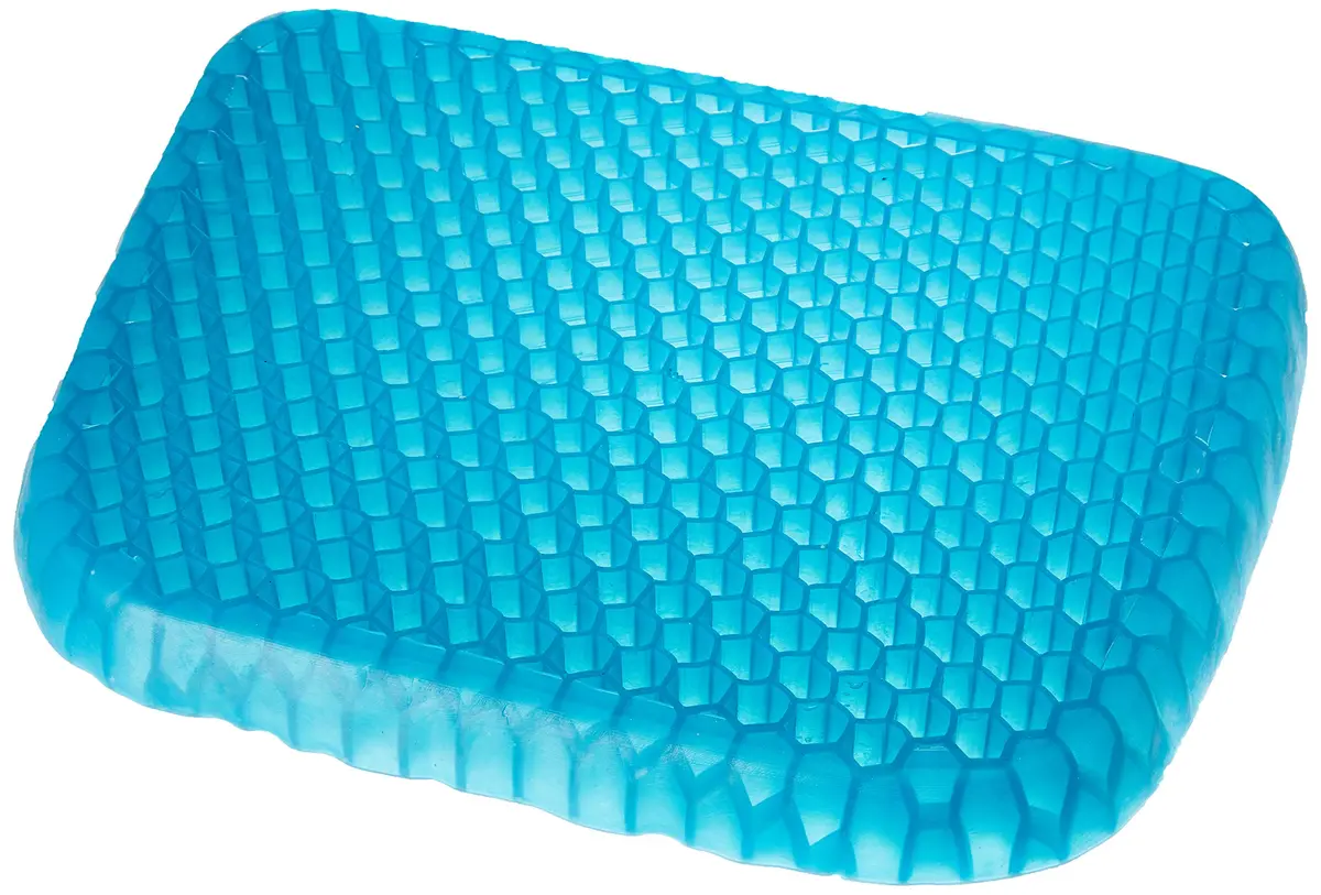Almofada Ortopédica Tipo Colmeia Egg Sit, Ortho Pauher, Preto, único