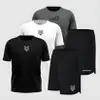 Kit 5 Peças Dry 3 Camisetas e 2 Bermudas Alpha Co - 1