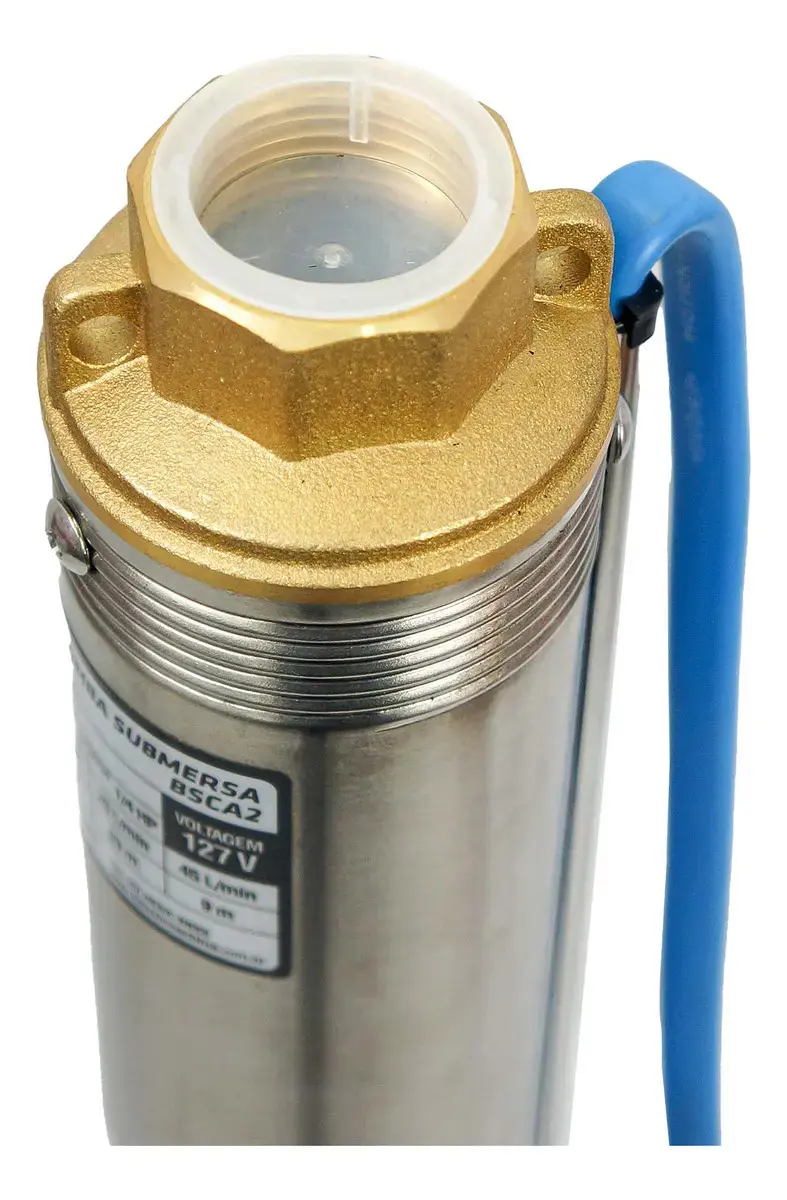 Bomba Submersa Caneta Intech Machine BSCA2 1/4 HP, para Poço Artesiano e Cisterna, de Água Limpa em Aço Inox com 2,5" thumbnail 5