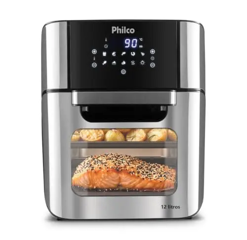 Fritadeira Philco Air Fryer Oven 12L PFR2200P - 127V thumbnail 2