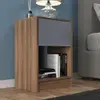Mesa de Cabeceira Bravo com Gaveta e Nicho - 1