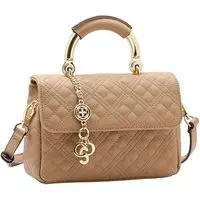 Bolsa Feminina Chenson Mão Matelassê Contemporâneo 3485569 Natural