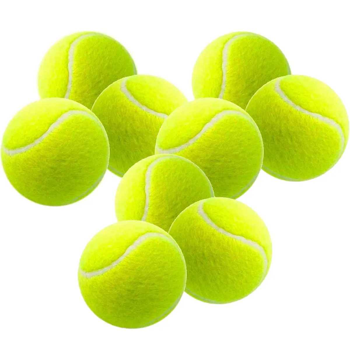 Bola de Tennis Verde Ideal Para Atividades ao Ar Livre Brincadeiras com Pets e Tenistas Iniciantes - Resistente e Durável