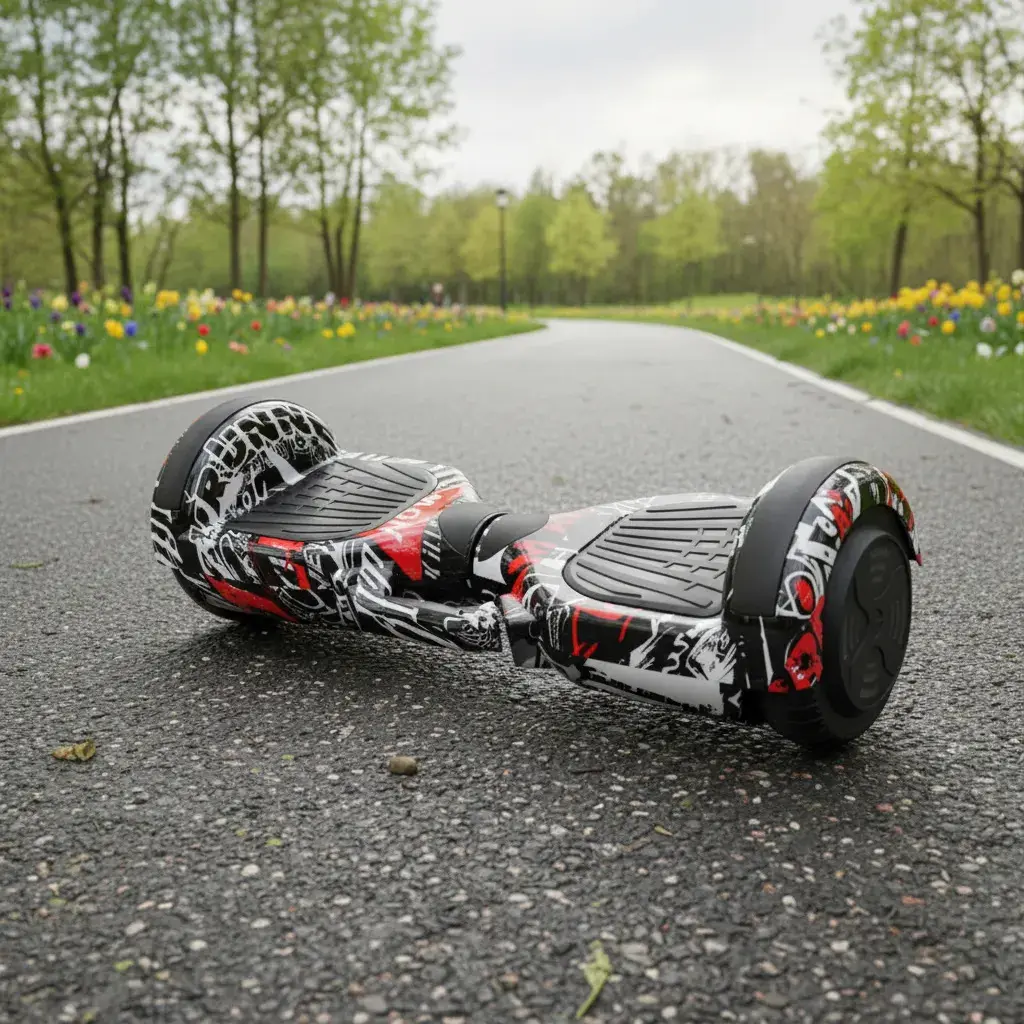 Hoverboard Skate Elétrico 6.5 Polegadas Com Led E Bluetooth Pirata thumbnail 9