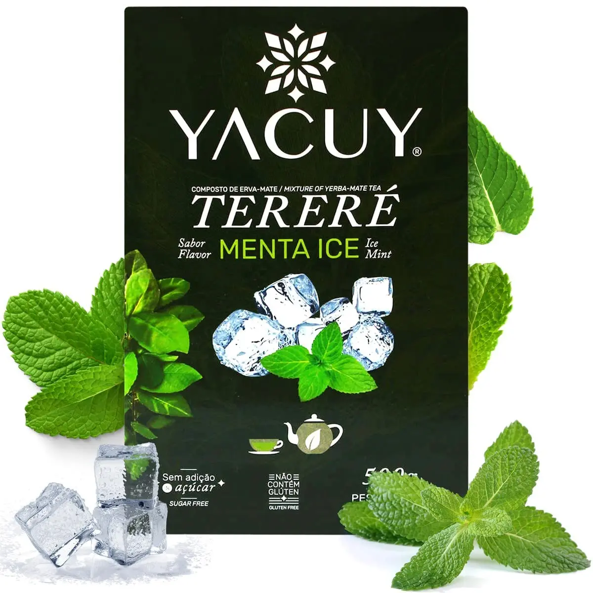 Erva Mate Tereré Yacuy Sabor Menta 500g