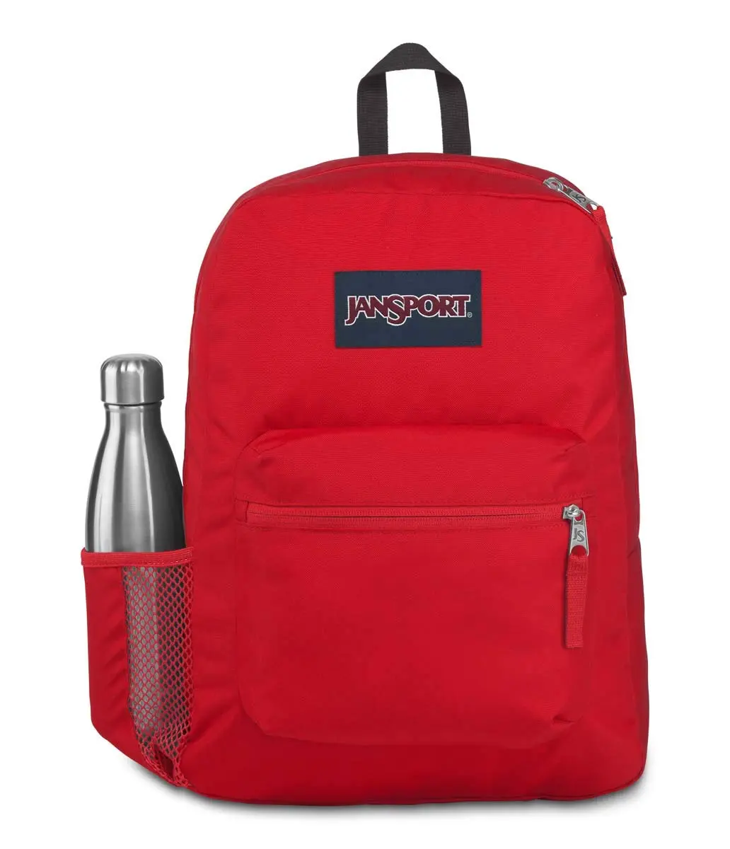 Mochila JanSport Cross Town Red Tape, Tamanho 26L