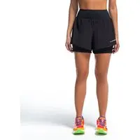Shorts Ultra 2 em 1 Olympikus Feminino GG Preto