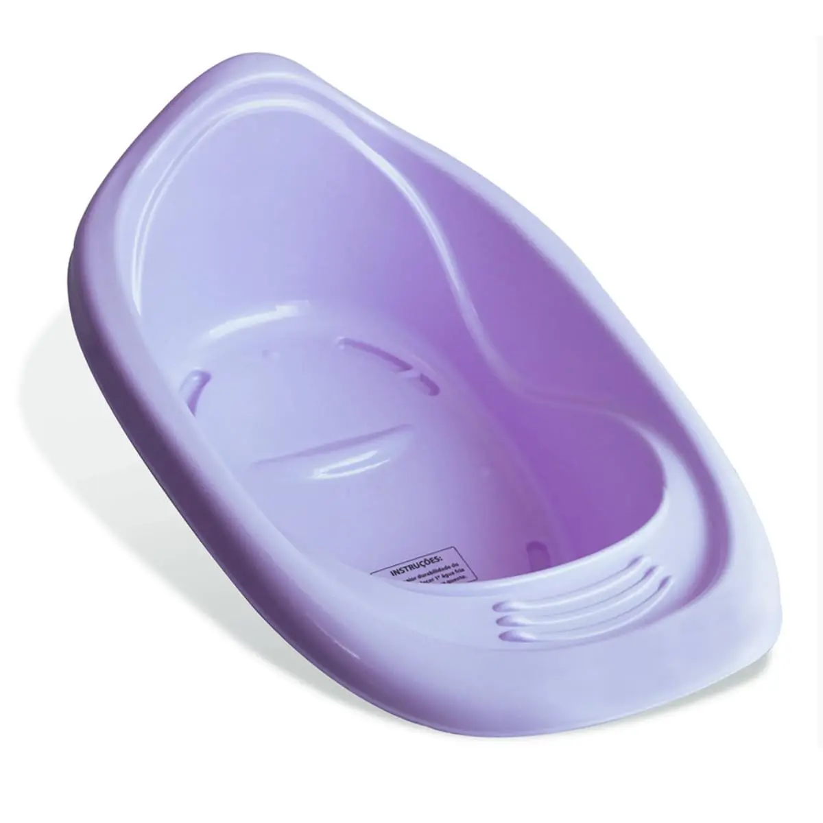 Banheira Bebê Perolada 22L Plastibaby (Lilás)