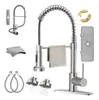 Grifo Fregadero Monomando Flexible Acero Inox - 1