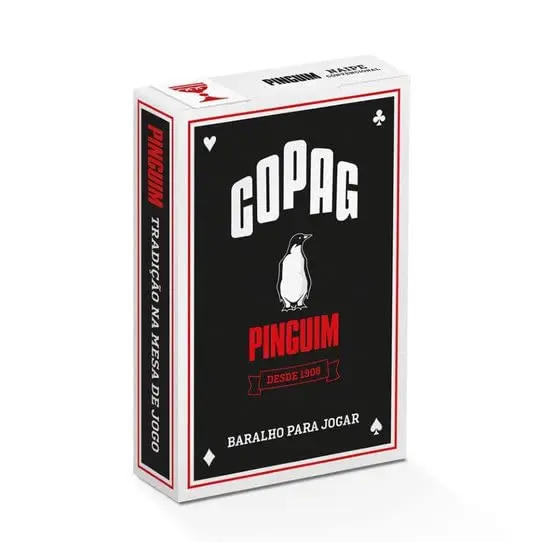 Baralho Pinguim Naipe Convencional - Azul - Cartucho Unitário - Copag - 1