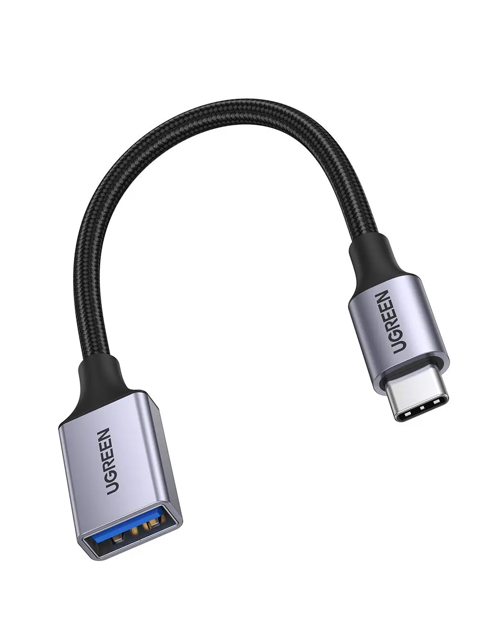 UGREEN Adaptador USB-C Macho para USB 3.0, Compatível com Thunderbolt 3 | Cabo OTG Tipo C, Compatível com MacBook Pro, iPad, Galaxy S23, Moto, Google Pixel; Suporta Carregamento e Transferência - 1