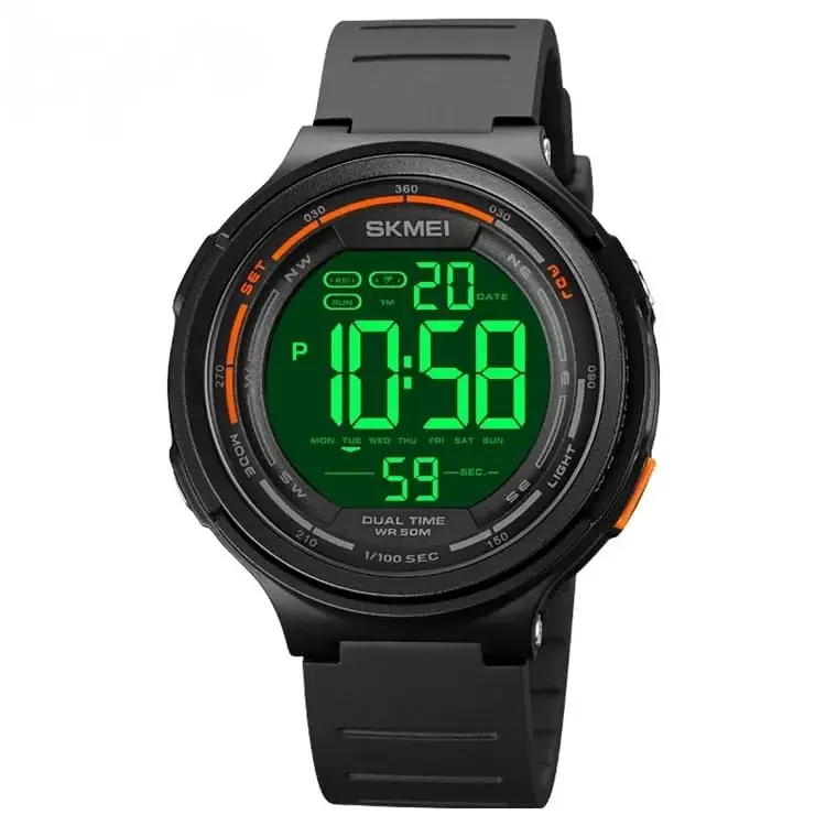 Relógio Masculino Skmei 1841 Á Prova D'água 50m Shock Digital Esportivo Preto