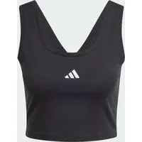 Regata de Algodão com Logo Pequeno Essentials Lifestyle Mulher adidas - 1