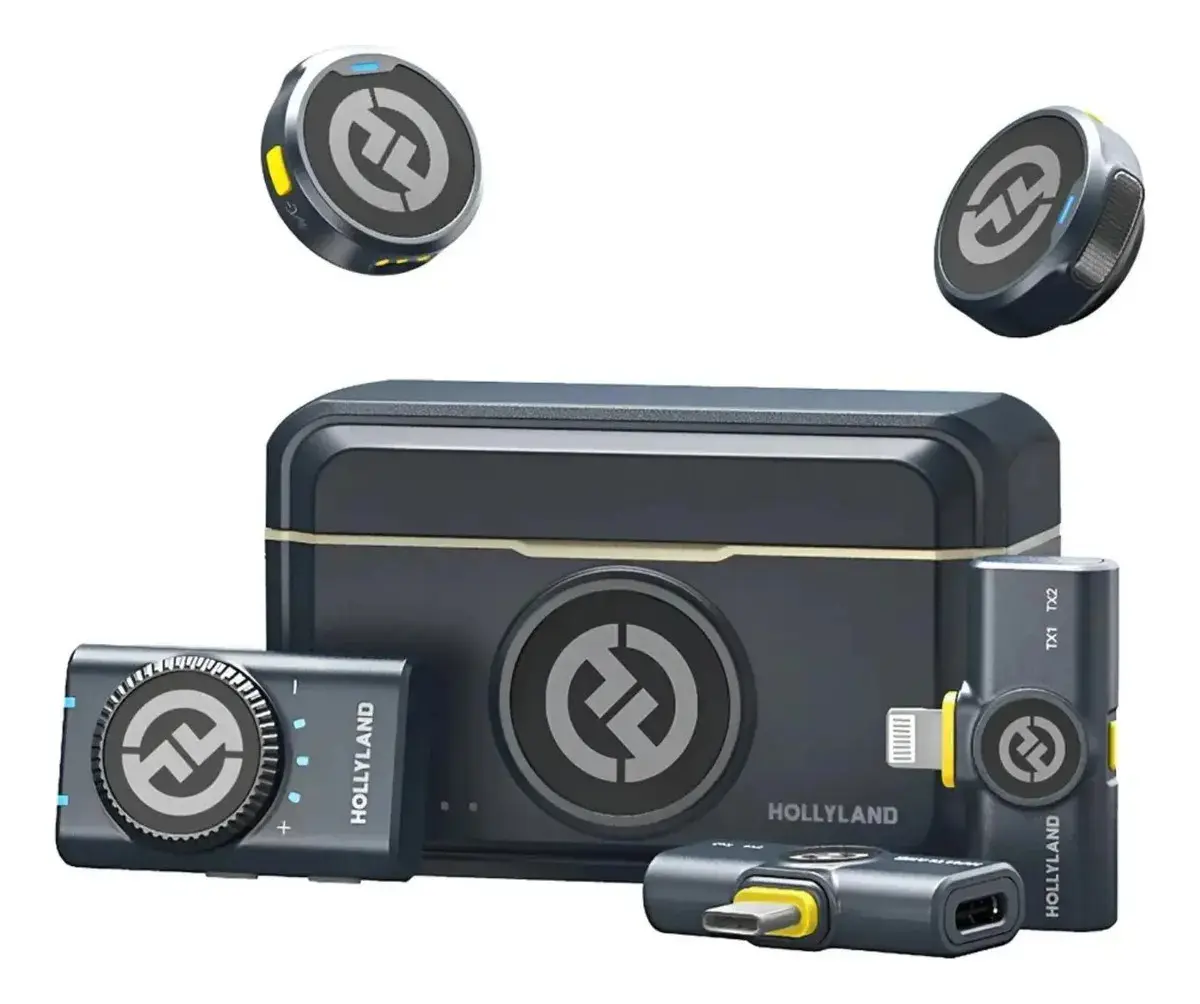 Microfone Hollyland Lark M2 Duo Combo 2 Pessoas Usb-c