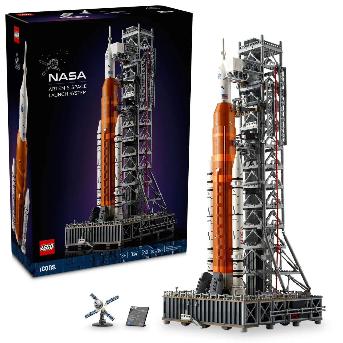 LEGO Icons Sistema de Espacial de Artemis da NASA 10341 (3.601 Peças)