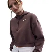 Blusão Cropped Nike Sportswear Phoenix Fleece Oversized Feminino - 1