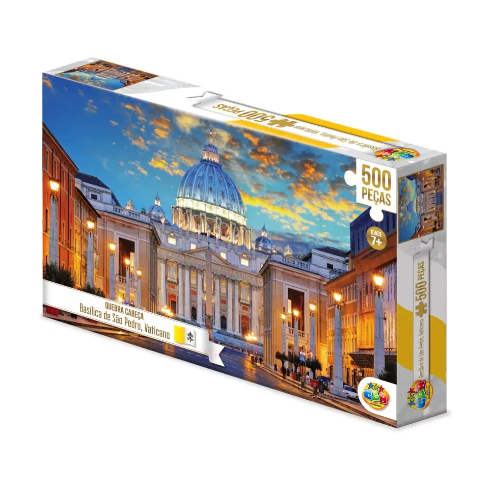 GGB Quebra-Cabeça Basílica de São Pedro, Vaticano 500 Peças - 1