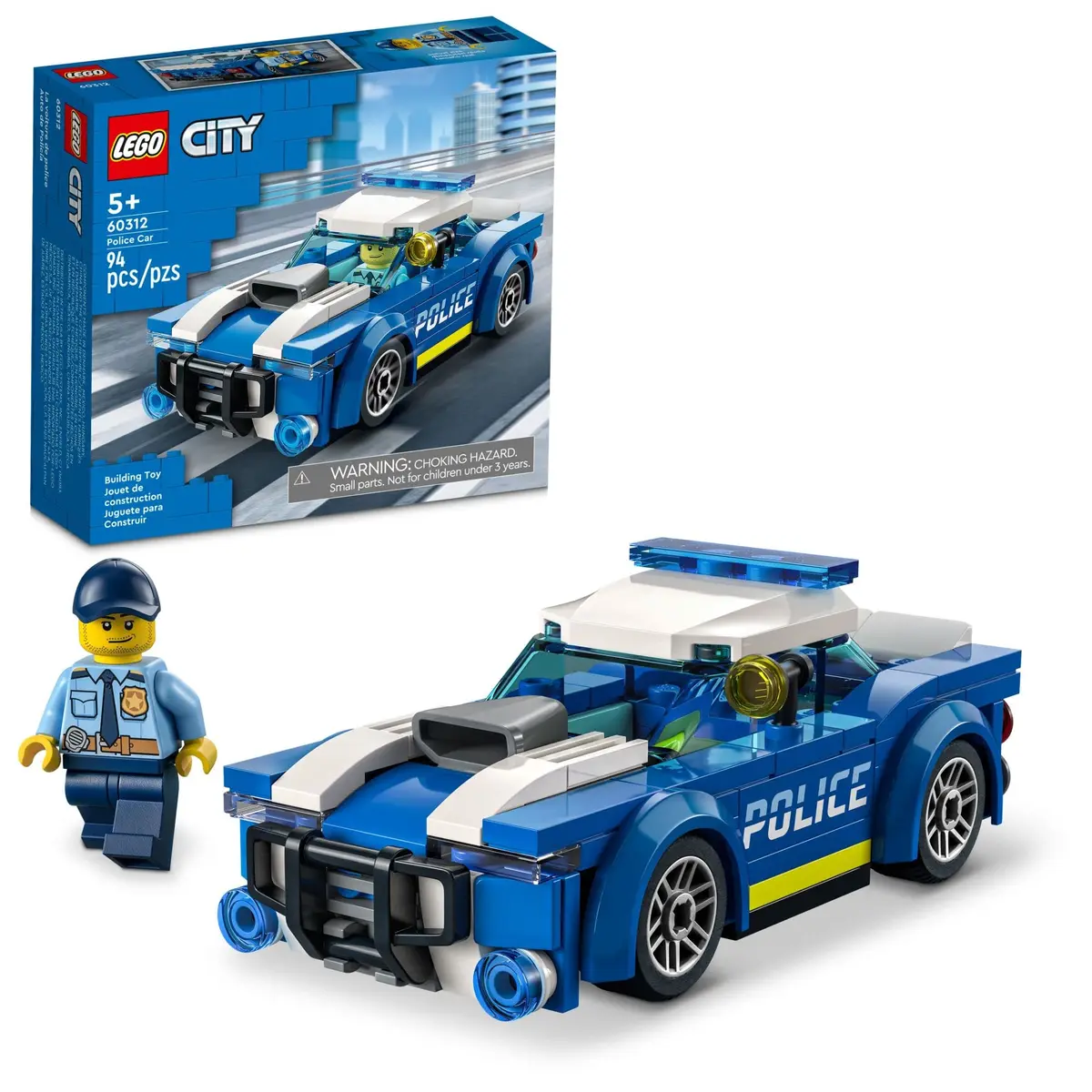 LEGO City Carro da Polícia 60312 (94 Peças) - 1