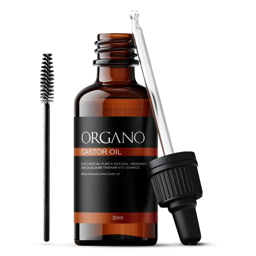 Castor Oil ORGANO (Rícino) Óleo Vegetal 100% Puro - 30ml