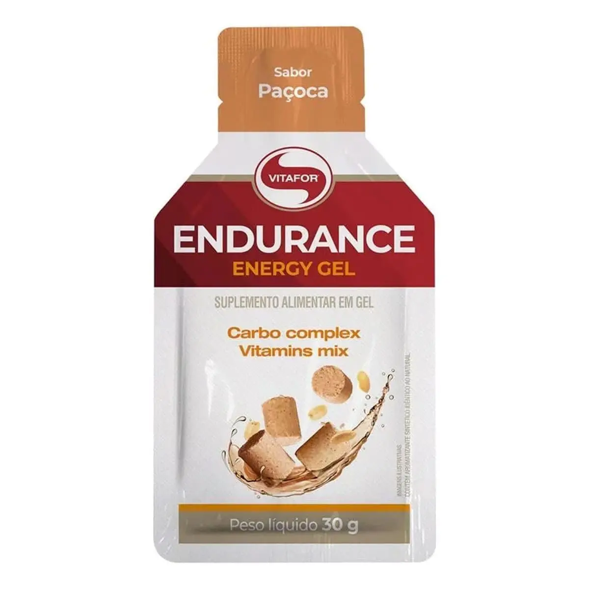Endurance Energy Gel - 1 Sachê 30g Paçoca - Vitafor