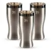 Kit 3 Copos Happy Hour Pilsner Glass Stainless Steel | 444ml - 1