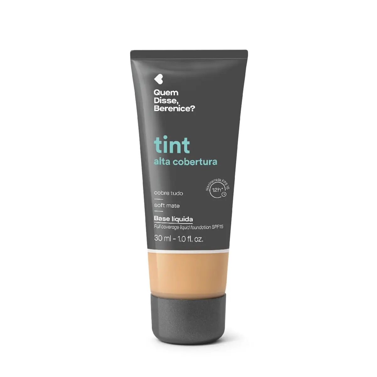 Quem Disse, Berenice? Base Tint Alta Cobertura Cor 210N 30ml