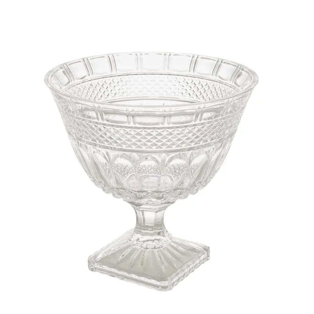 LYOR - Centro de Mesa com Pé de Cristal Brandon 26cm x 25,5cm - 1