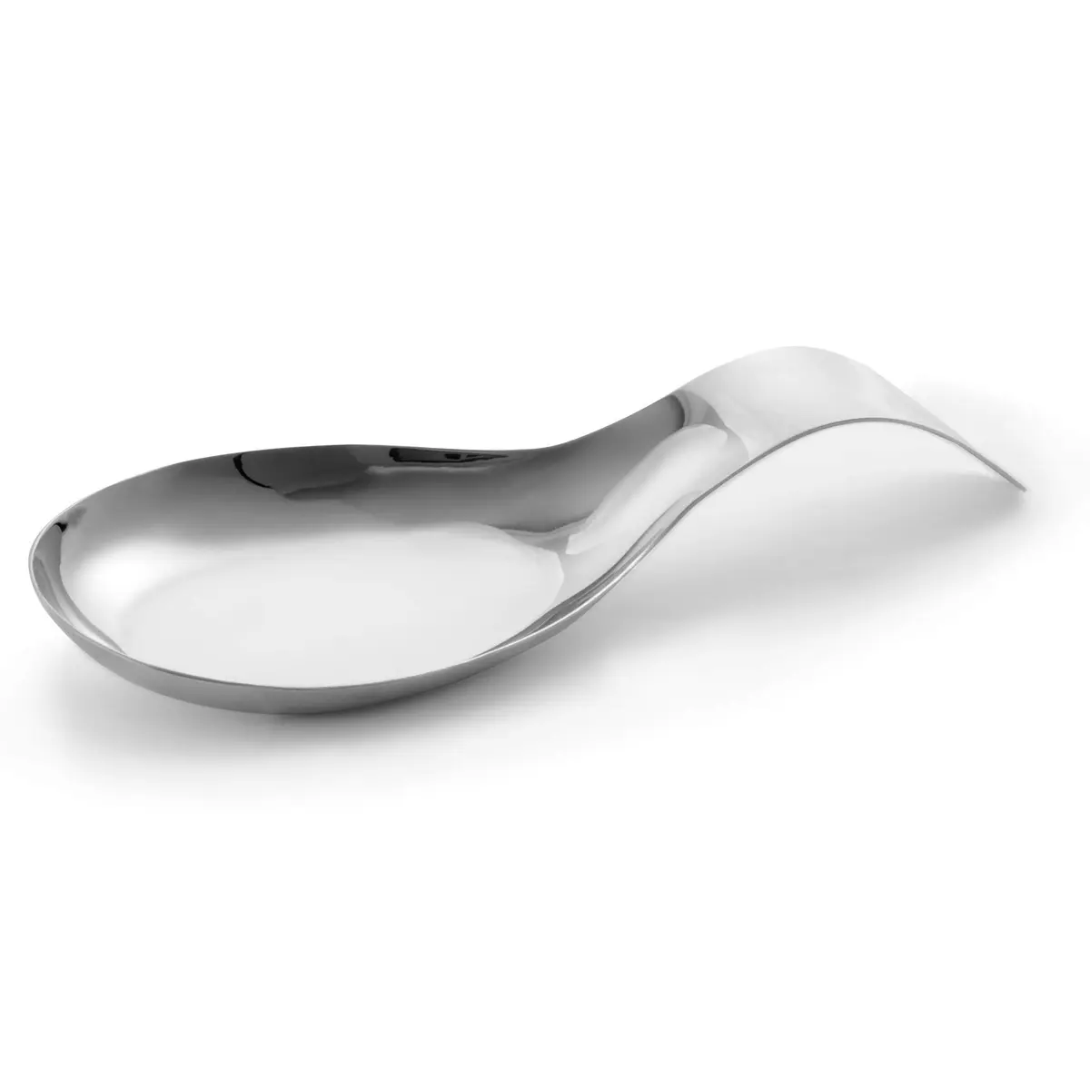 Mimo Style Descanso para Utensílio Feito Inteiramente de Aço Inoxidável na Cor Prata. Ideal para Armazenar e Organizar Seus Preparos de Comida. Perfeito para Uso Culinário na Sua Cozinha - 1