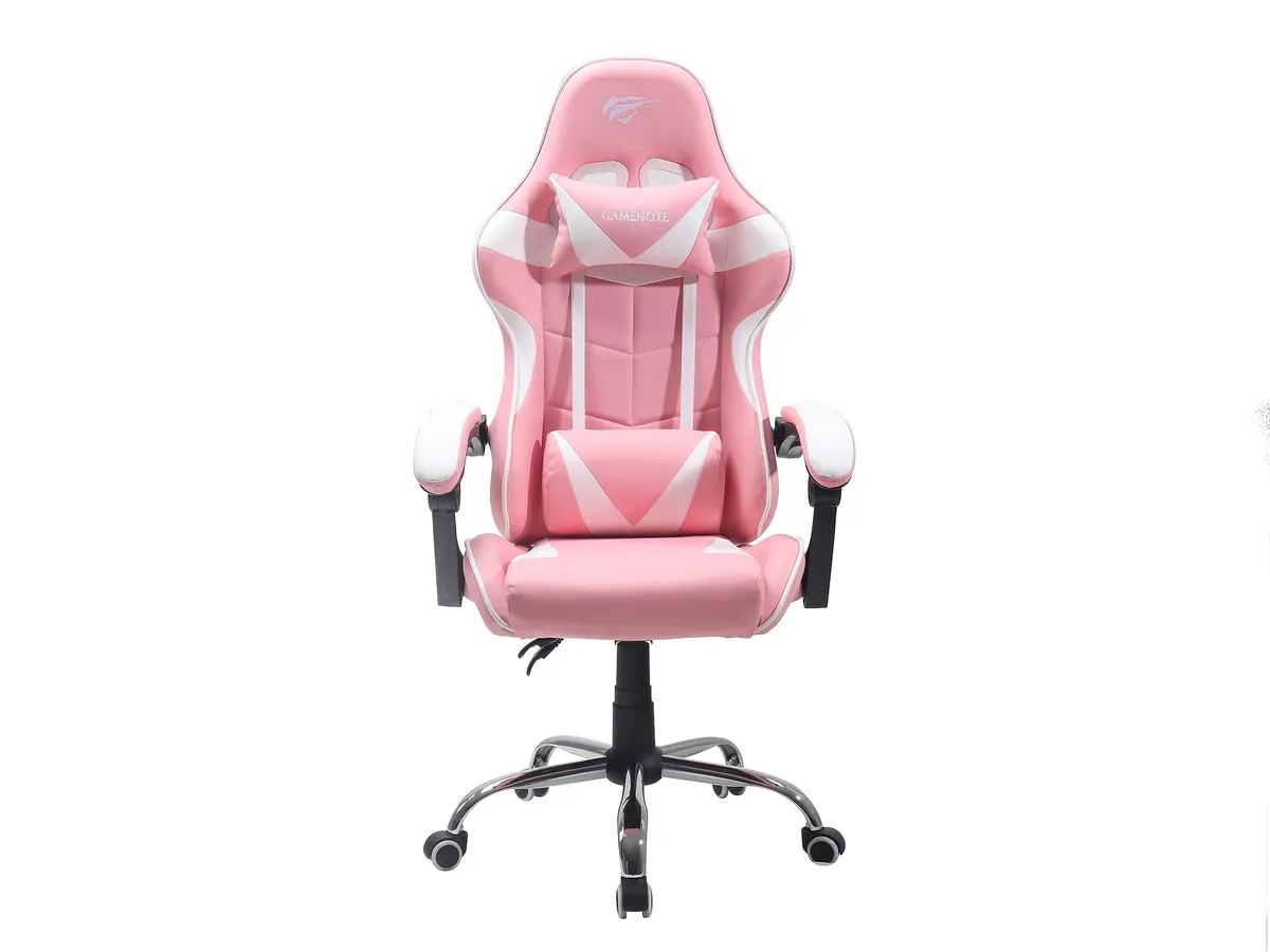 CADEIRA GAMER HAVIT - GC933 ULTIMATE - ROSA E BRANCA (PINK)