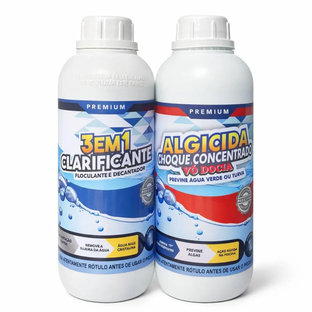 Clarificante Piscina Concentrado Agua Cristalina Garantida - 1